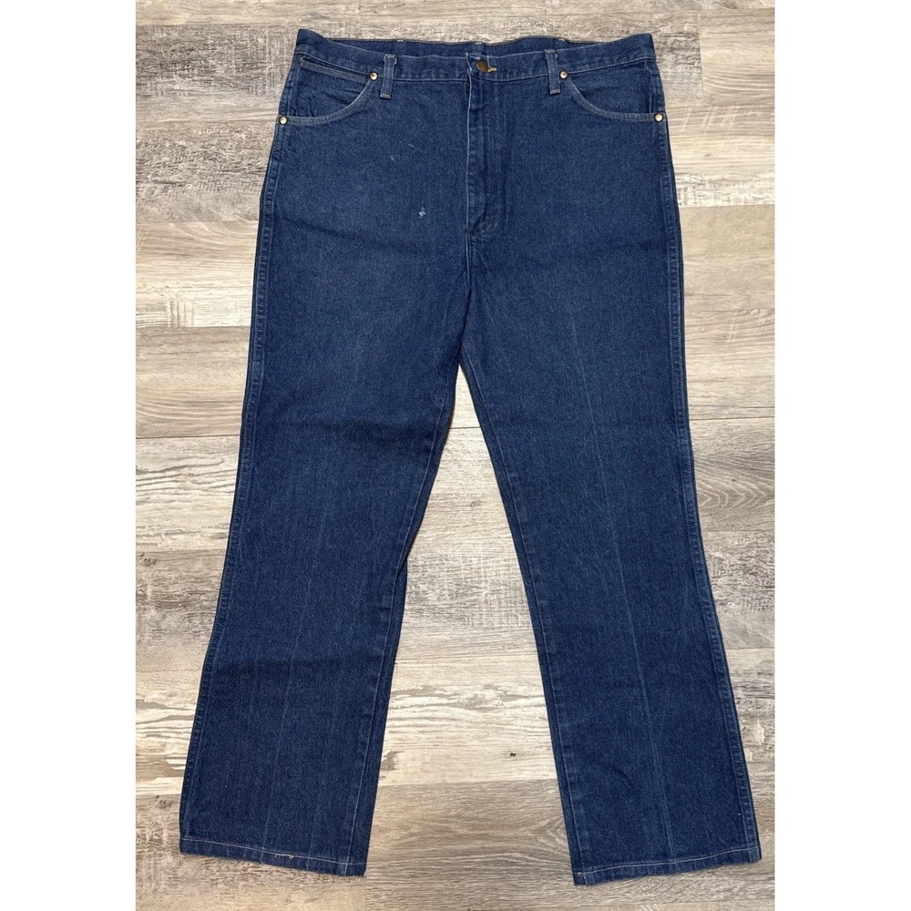 Wrangler Rancher Bootcut Jeans Mens size 40x29 Cowboy Boot Cut Denim 936 Den‎